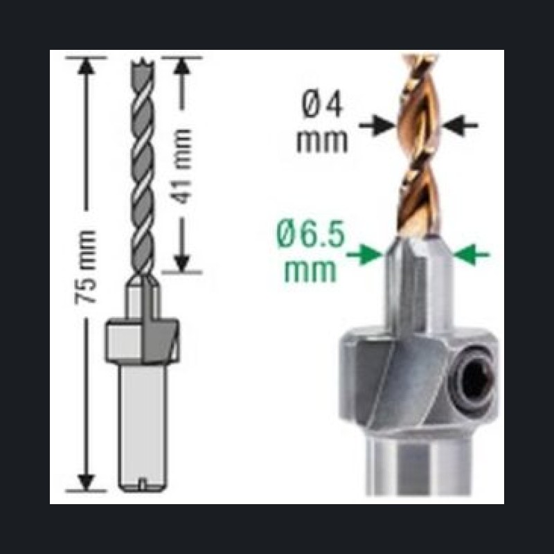 SPAX  zahlbovacia fréza 4,0 | CEFRA