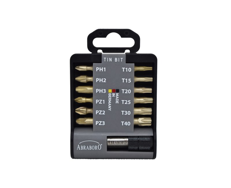 Bit torzný PZ1/PZ1/PZ2/PZ2/PZ2/PZ3/TX10/TX15/TX20/TX25/TX30/TX40+bitholder 58mm