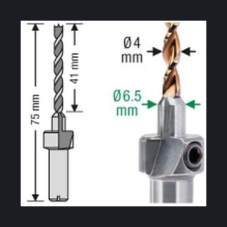 SPAX  zahlbovacia fréza 4,0 | CEFRA
